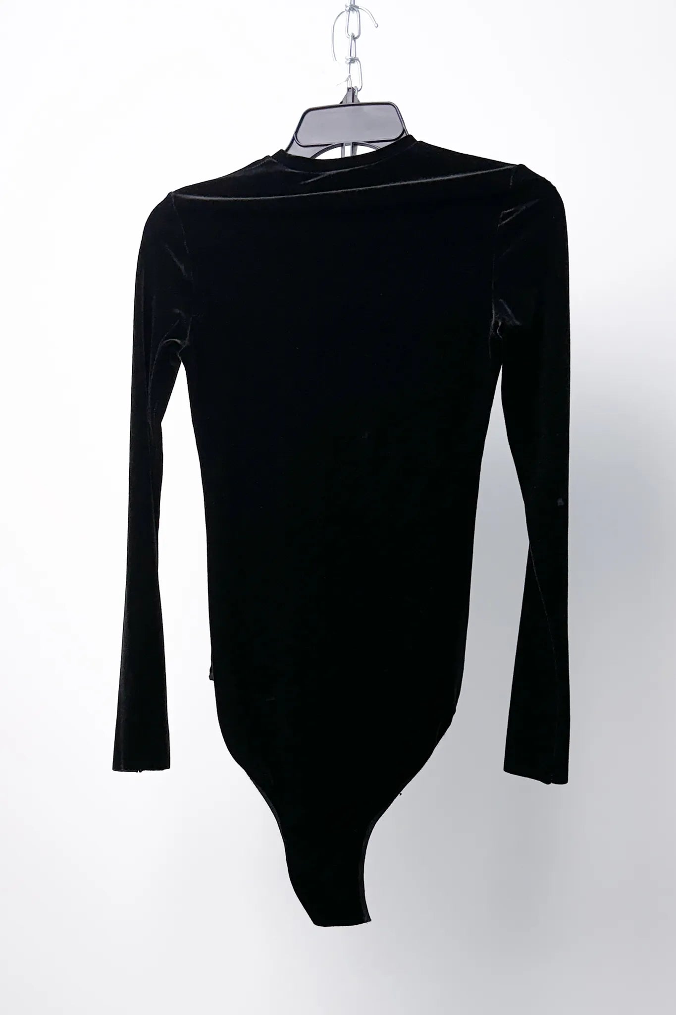 180 velvet fitted long sleeve body suit