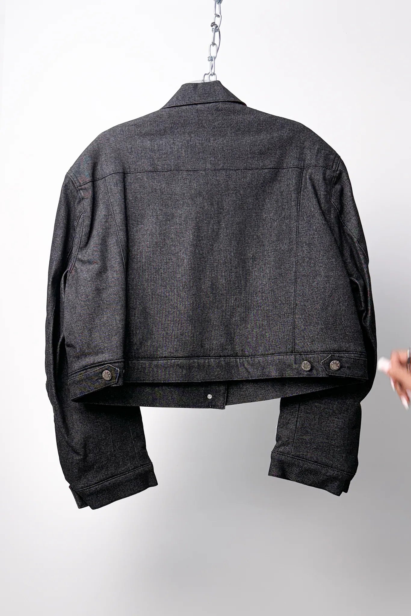 216-denim jacket padded - Japanese Denim