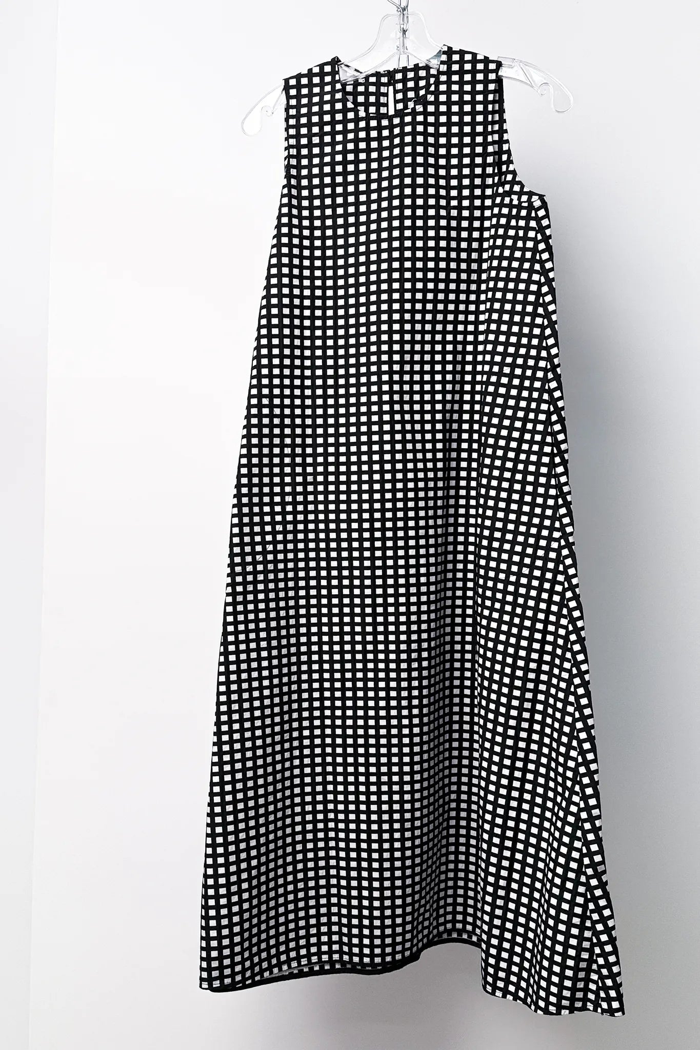 226 checkered maxi dress